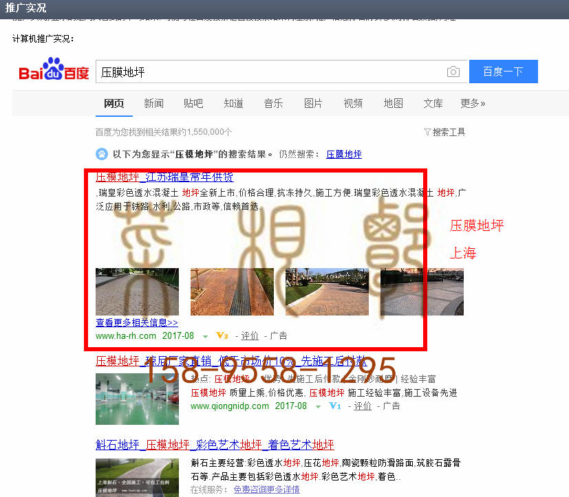 苏州竞价网站托管优化推广公司，菜根谭网络科技有限公司查询瑞皇关键词排名8月14日推广实况案例（4）