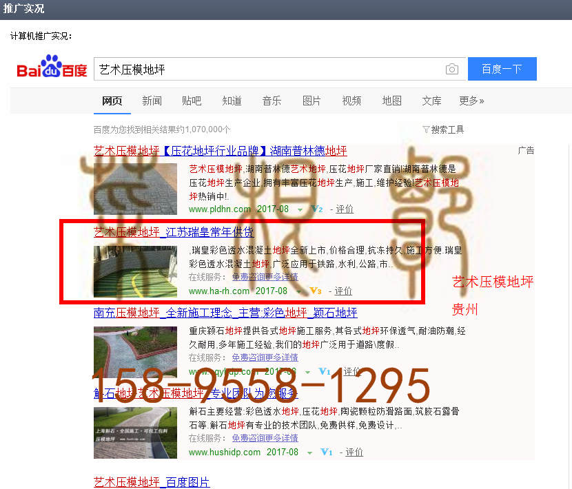 苏州竞价网站托管优化推广公司，菜根谭网络科技有限公司查询瑞皇关键词排名8月28日推广实况案例（2）