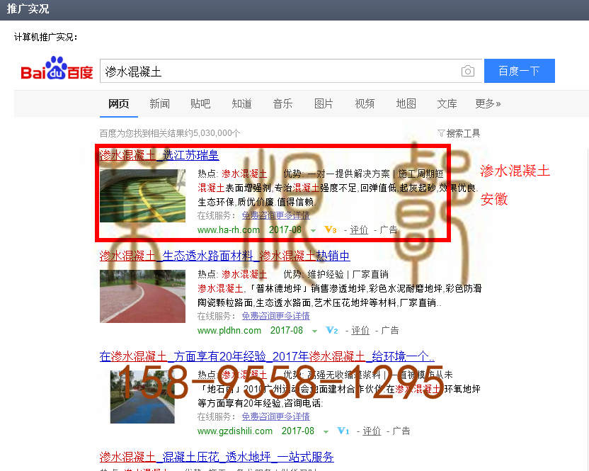苏州竞价网站托管优化推广公司，菜根谭网络科技有限公司查询瑞皇关键词排名8月28日推广实况案例（8）