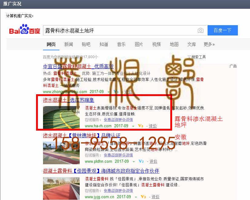 苏州竞价网站托管优化推广公司，菜根谭网络科技有限公司查询瑞皇关键词排名9月4日推广实况案例（2）