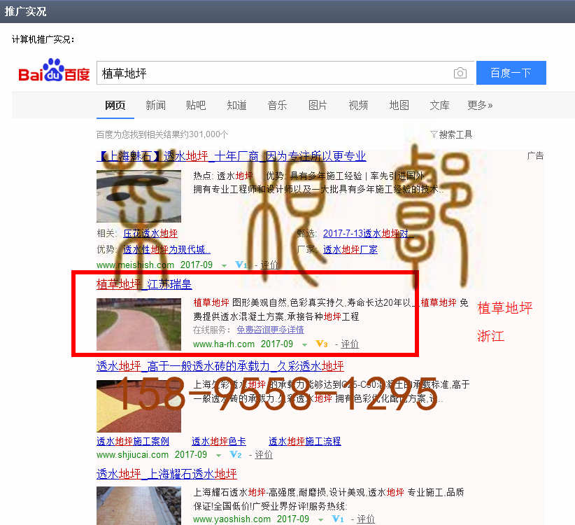 苏州竞价网站托管优化推广公司，菜根谭网络科技有限公司查询瑞皇关键词排名9月4日推广实况案例（10）