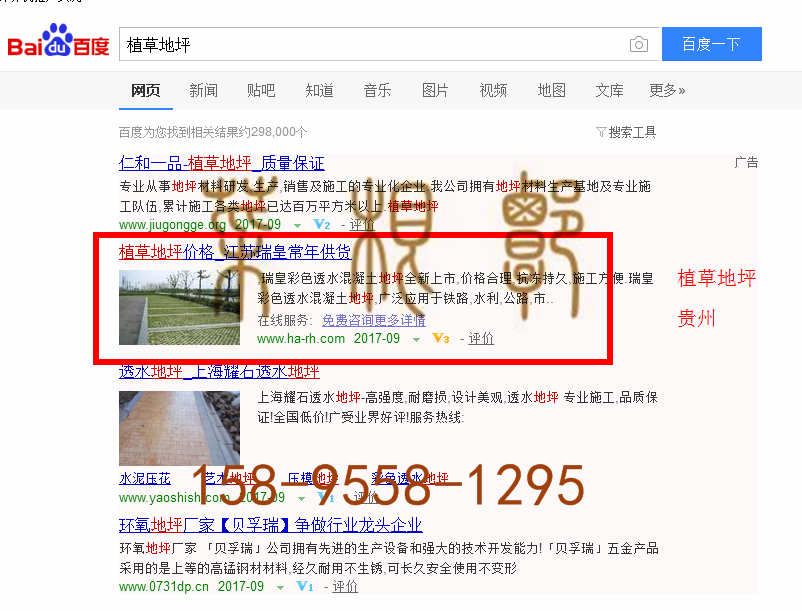 苏州竞价网站托管优化推广公司，菜根谭网络科技有限公司查询瑞皇关键词排名9月11日推广实况案例（5）