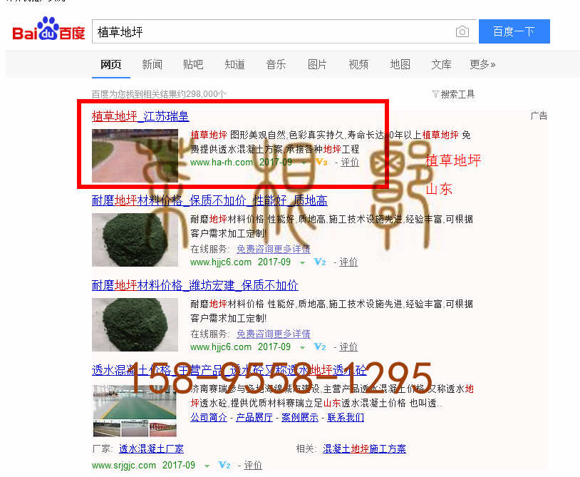 苏州竞价网站托管优化推广公司，菜根谭网络科技有限公司查询瑞皇关键词排名9月11日推广实况案例（5）