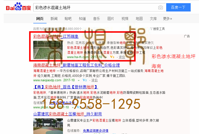 苏州网站托管优化推广公司，菜根谭网络科技有限公司查询瑞皇关键词排名10月20日推广实况案例（2）